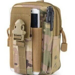 Phone Holster Pen Holder Molle Pouch EDC Belt Waist Bag